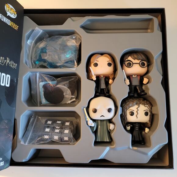 Funko Pop Funkoverse Harry Potter Game 100 Family Hermione Bellatrix Voldemort - Picture 7 of 10
